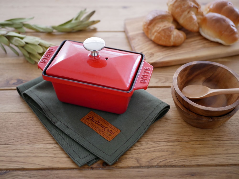 ダルトンのカイキ色コットンプレイスマット