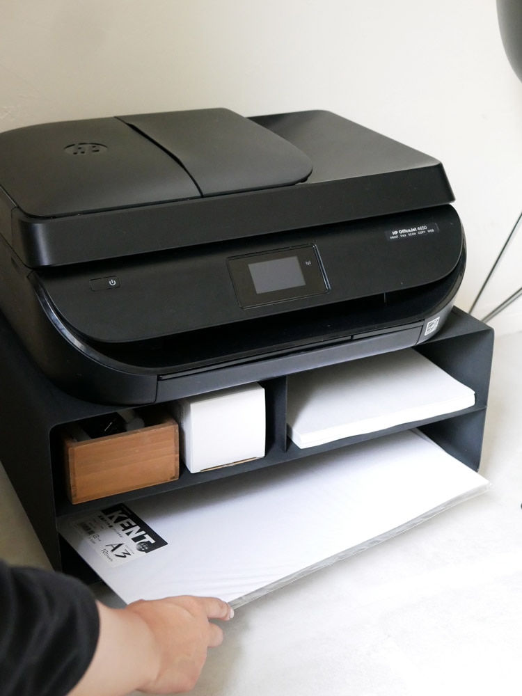 towerのツーウェイプリンター収納ラック