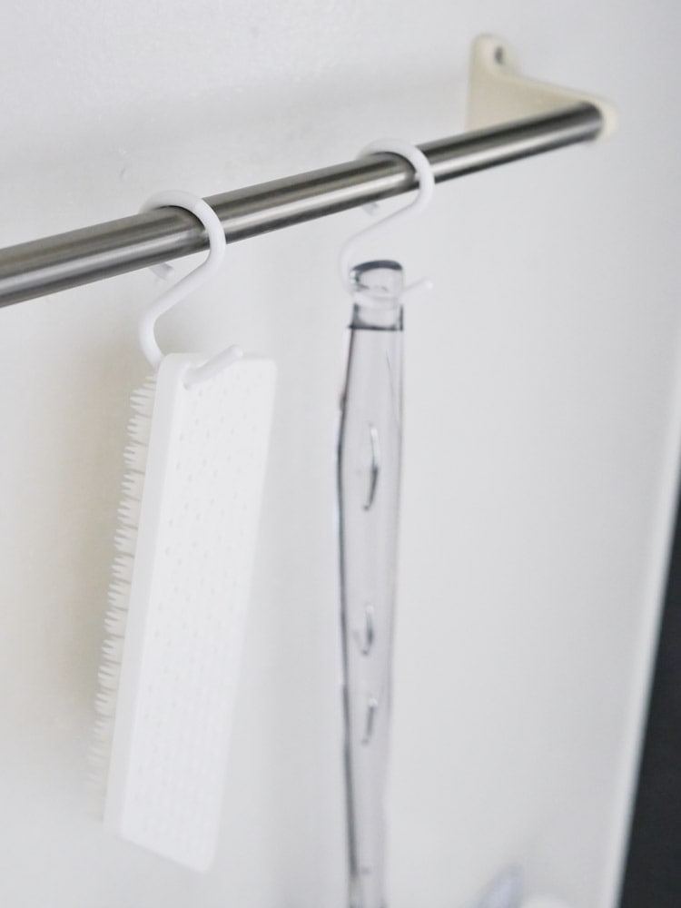 tidyのSフック。TPE製、耐荷重800g