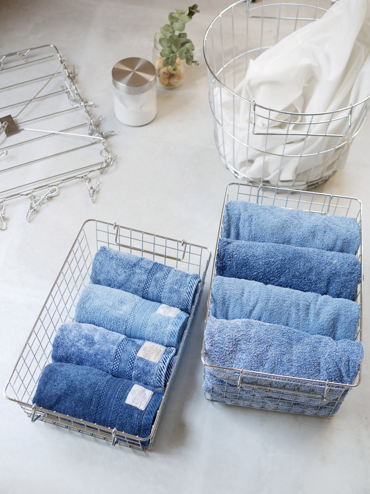 POSH LIVINGのアイアン製スタッキングバスケット