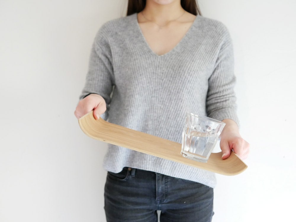 キントー製ウィロー ノンスリップカーブトレイ