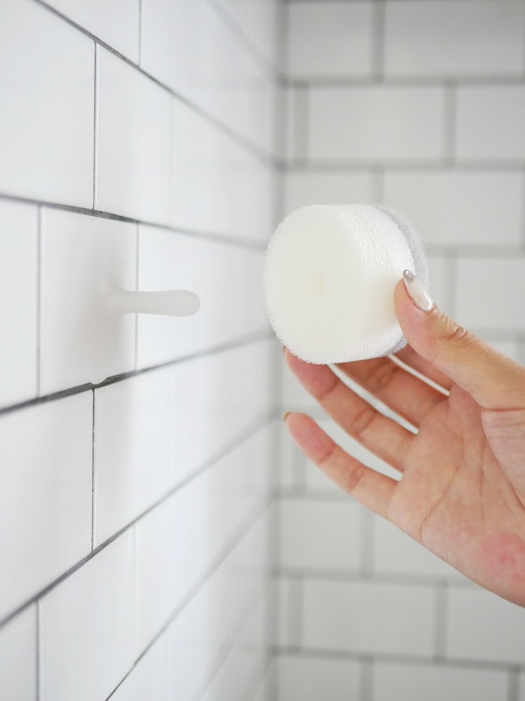 マーナ製POCO吸盤付き洗面スポンジ