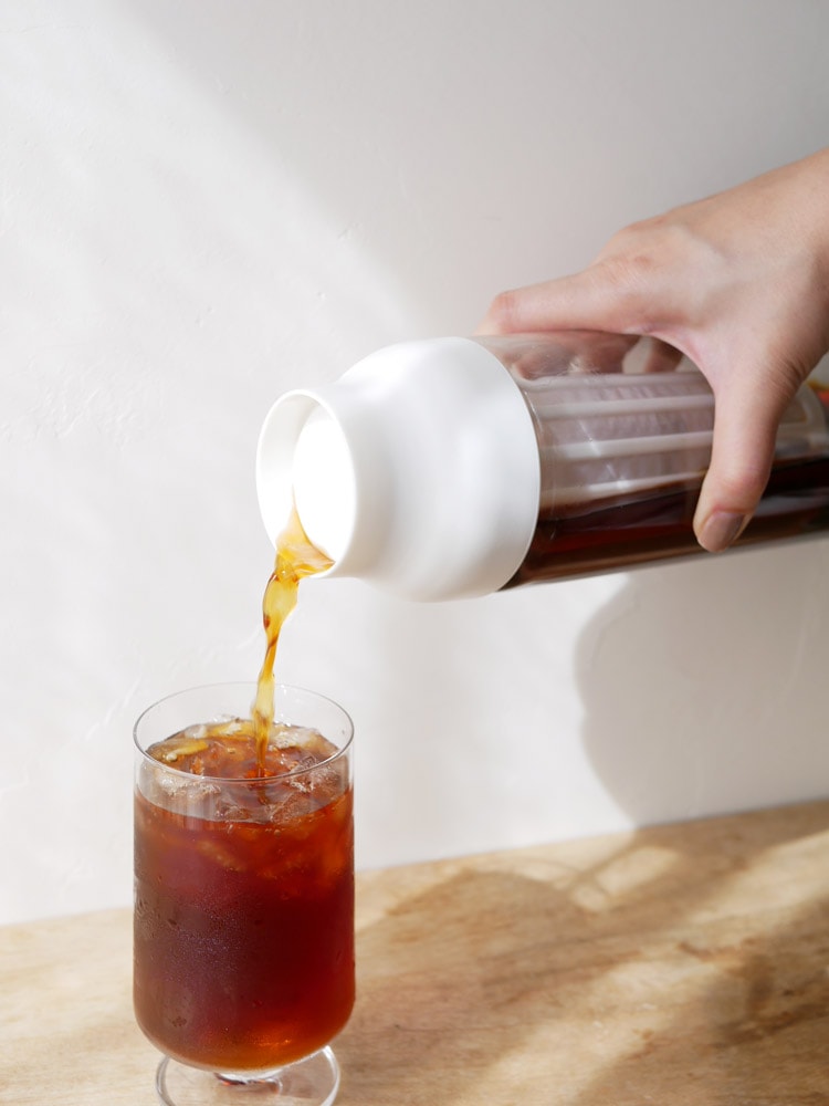 KINTOのコールドブリュー用ガラスカラフェと蓋