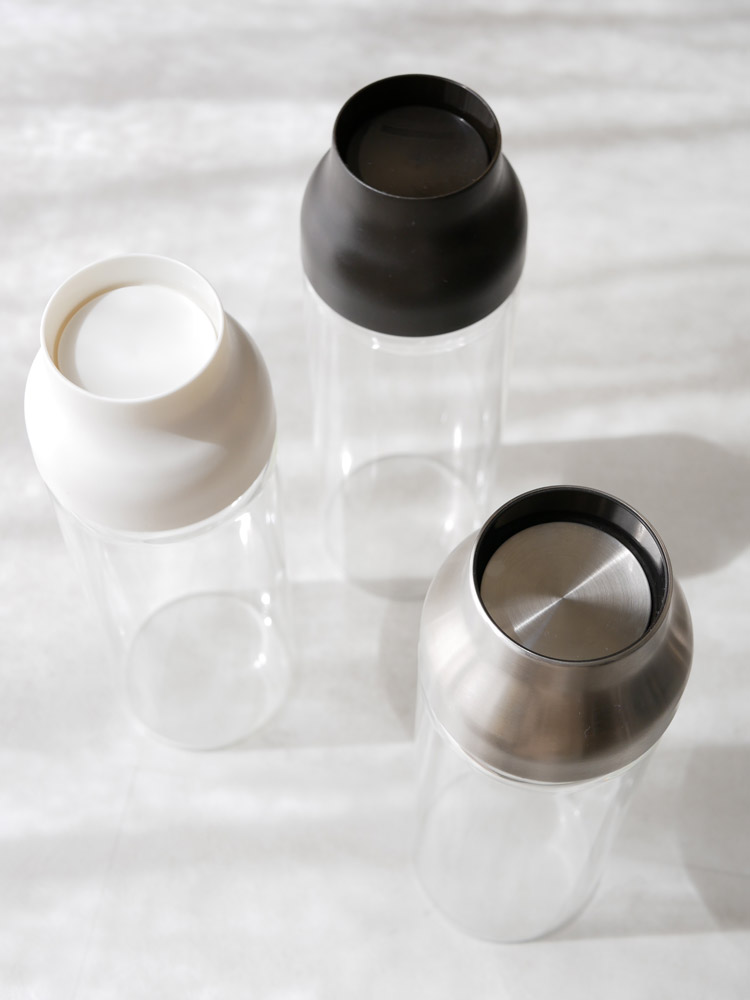 キントーのコールドブリュー用透明カラフェと蓋