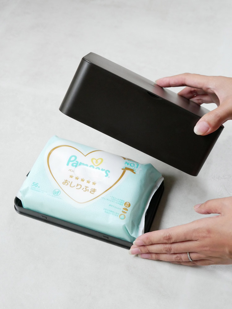 SMART(YAMAZAKI)ブランド「おしり拭きケース」の包装箱