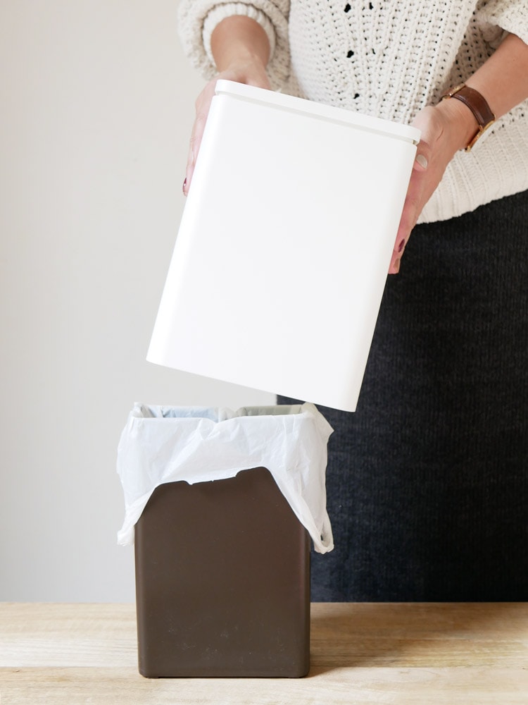 ideacoのTUBELOR密封衛生ゴミ箱の梱包箱