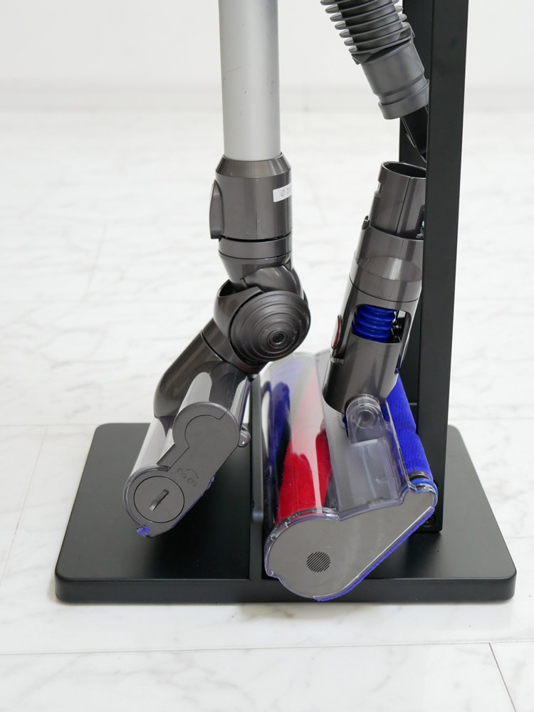 タワー製スチール製コードレスクリーナースタンド、ダイソン用ブラケット付き