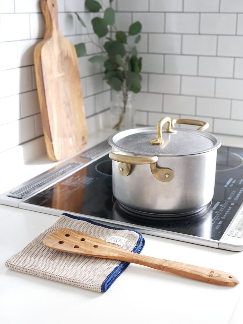 オリーブウッド製スパチュラとサラダサーバー