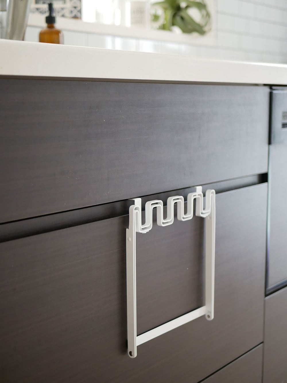 YAMAZAKI製スチールレジ袋ハンガー