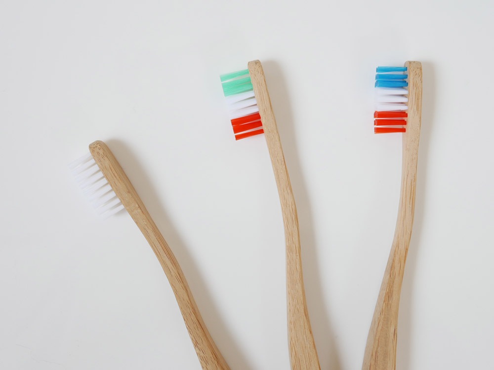 パラデックプラエントスやわらかめ竹柄ハブラシ