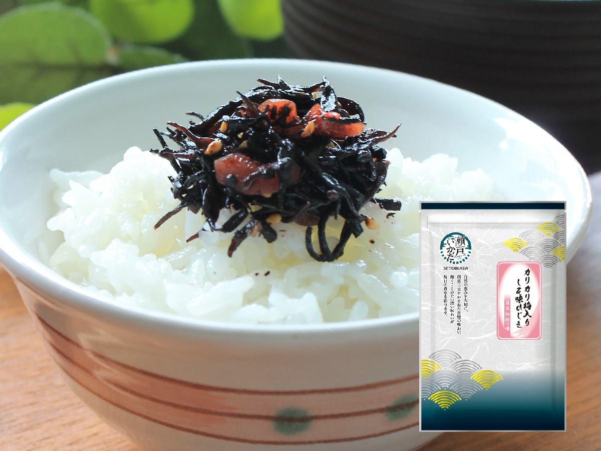 カリカリ梅入りしそ味ひじき