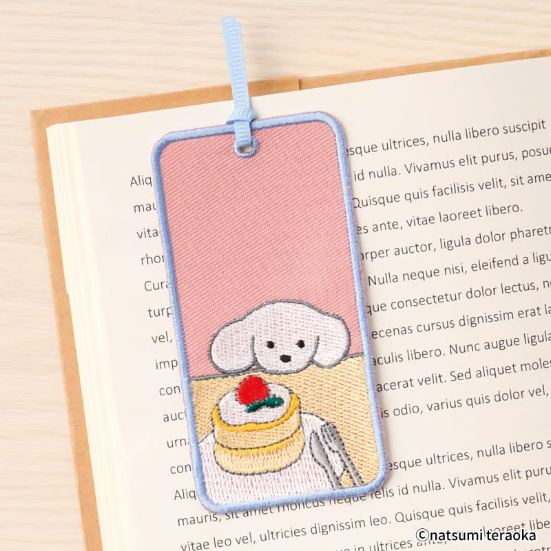 てらおかなつみ 刺繍しおり パンケーキ