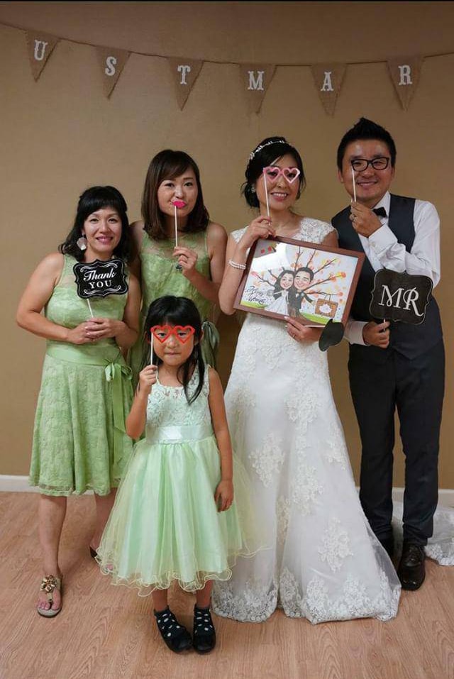 結婚式の写真