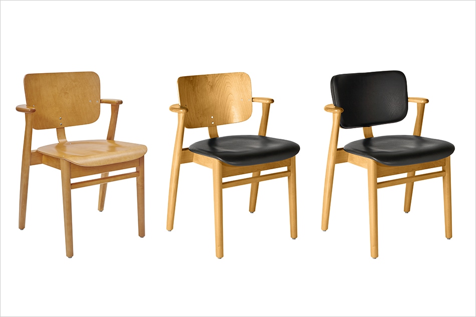 肌触りがいい Artek DOMUS ドムスチェア CHAIR ハニーステイン