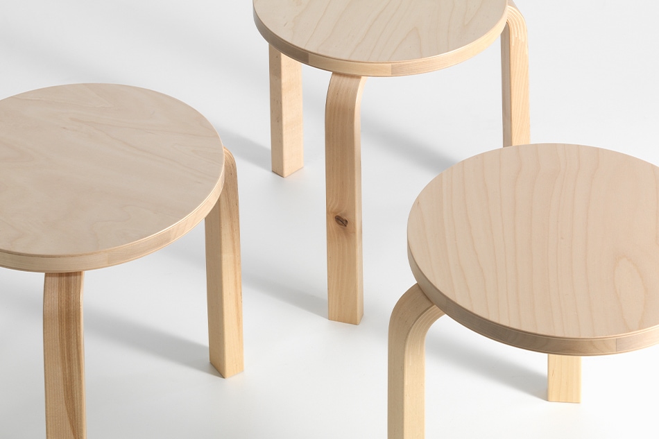 STOOL 60 Wild Birch-［正規品］デザイナーズ家具・北欧家具通販H.L.D.