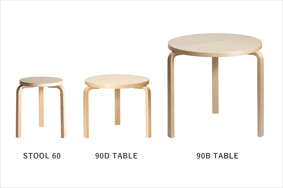 90D TABLE（90D テーブル） / Ａｒｔｅｋ（アルテック） /Alvar Aalto 