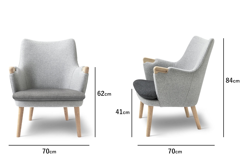 CH71 Lounge Chair／Carl Hansen＆Son（ラウンジチェア・ミニベアチェア／カールハンセン＆サン）