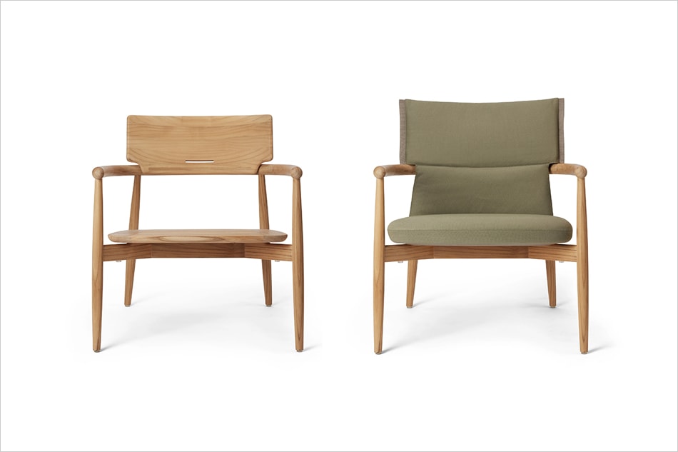 E018 EMBRACE OUTDOOR LOUNGE CHAIR（エンブレイス アウトドア