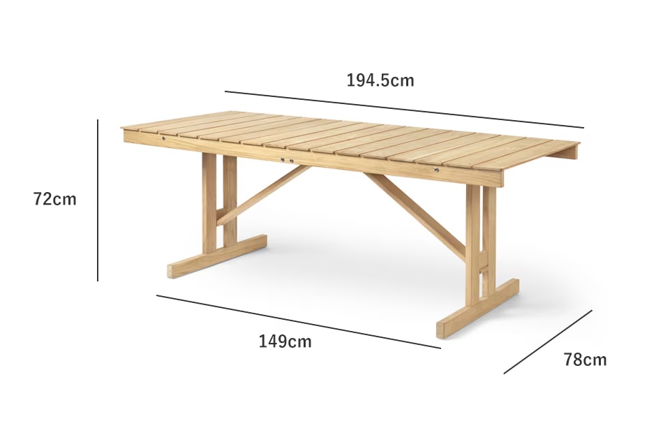BM1771 TABLE（アウトドア 折りたたみ式テーブル） / Carl Hansen＆Son