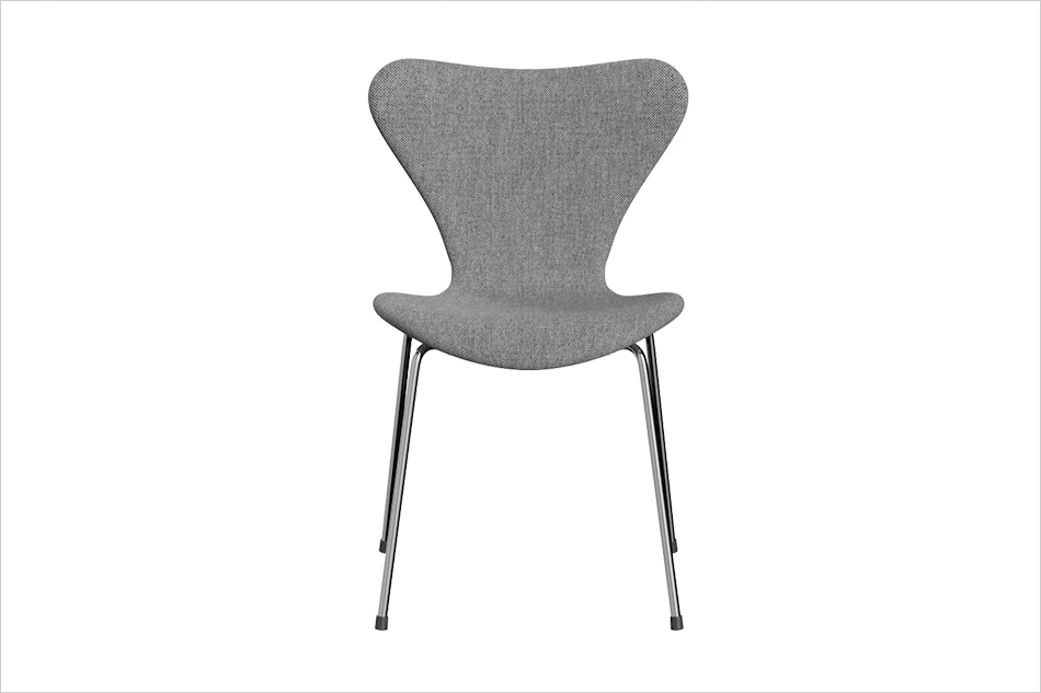 Seven Chair Full Upholstered 3107 STEELCUT TRIO/FRITZ HANSEN 