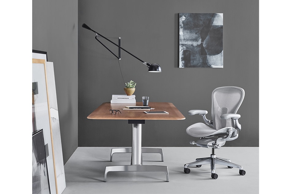 Aeron Chair Graphite��Graphite/Herman Miller�ʥ������������ ����ե����ȡߥ���ե�����/�ϡ��ޥ�ߥ顼��