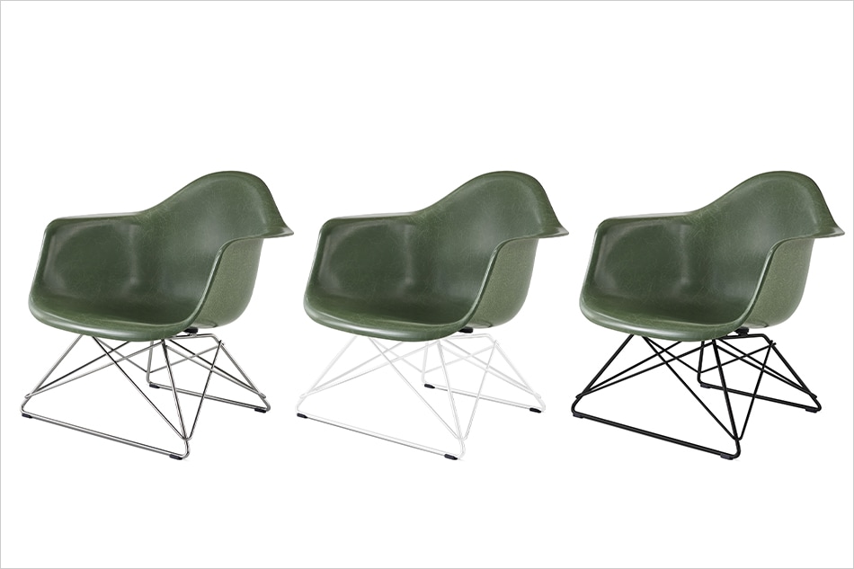 Eames Fiberglass Armchair Low Wirebase（イームズ ファイバー