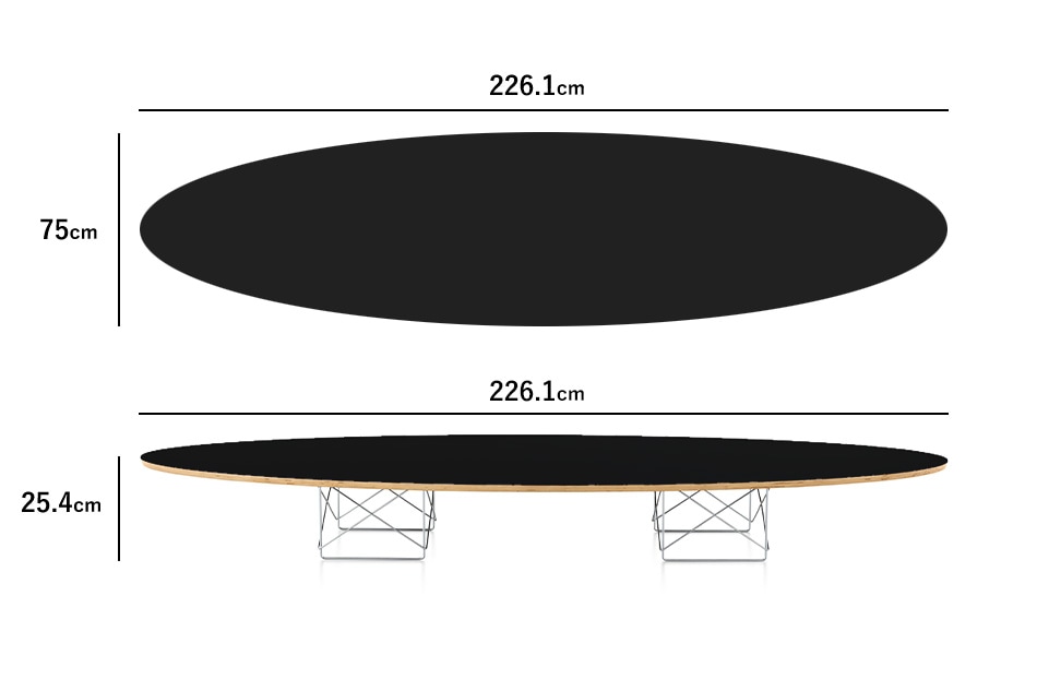 Eames Elliptical Table（イームズエリプティカルテーブル）/Herman 
