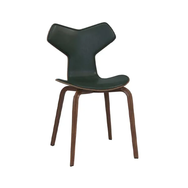 GRAND PRIX CHAIR PURE LEATHER GREEN