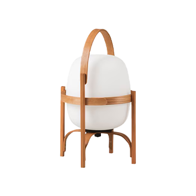 with the portable lamp