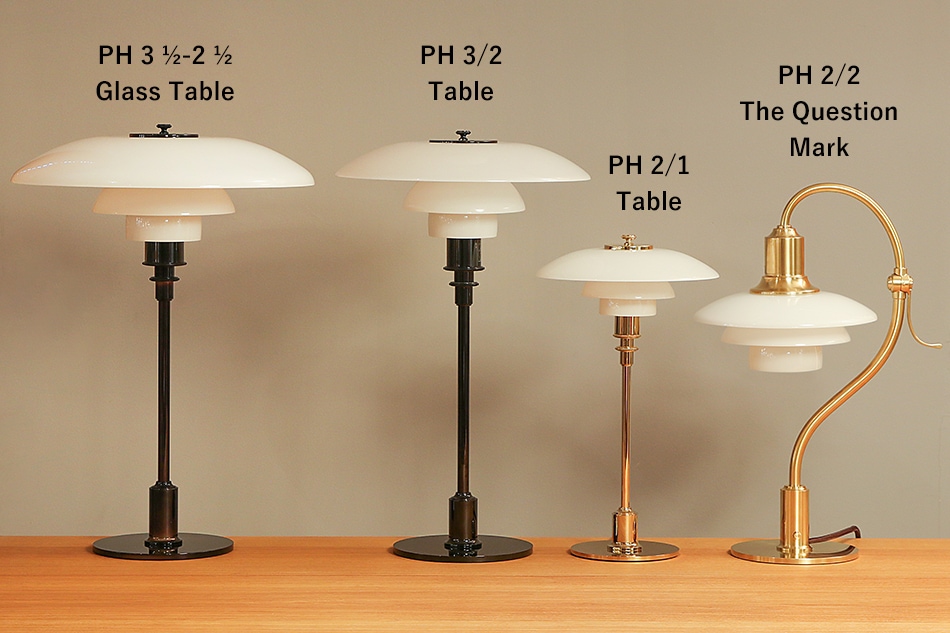 PH 2/2 The Question Mark Table Lamp / Louis Poulsen（PH 2/2 クエスチョンマーク テーブルランプ / ルイス ポールセン）