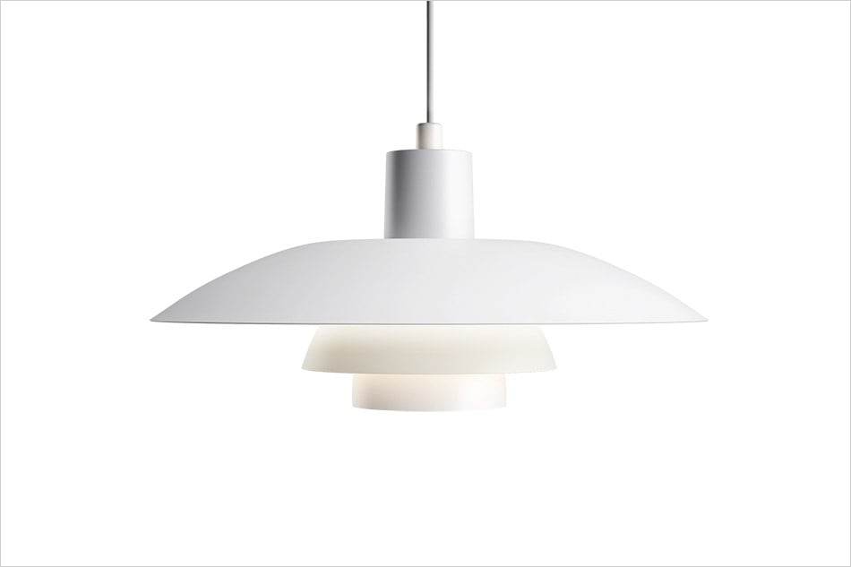 3 white pendant lights