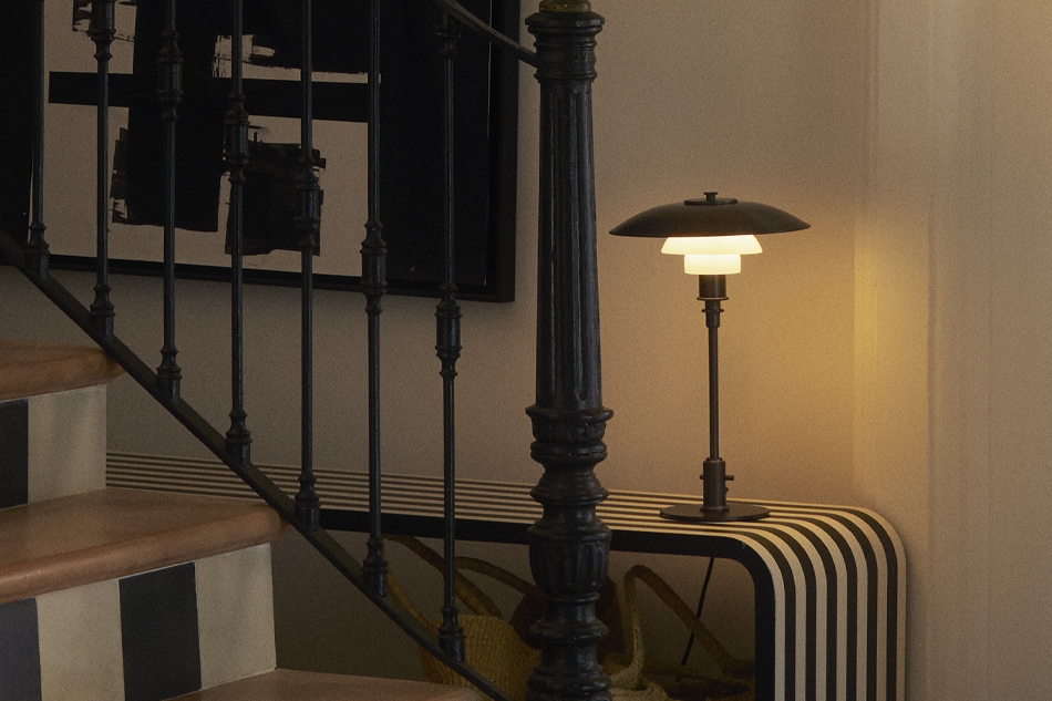 PH 3/2 Aged Brass Opal Table Lamp(テーブルランプ エイジド ブラス
