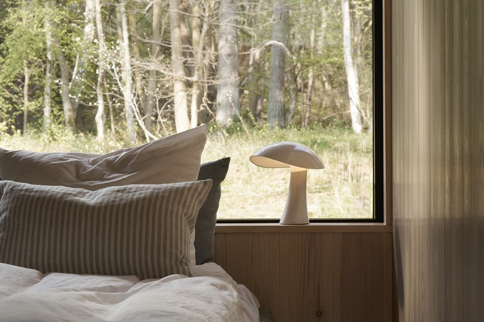 with the portable lamp