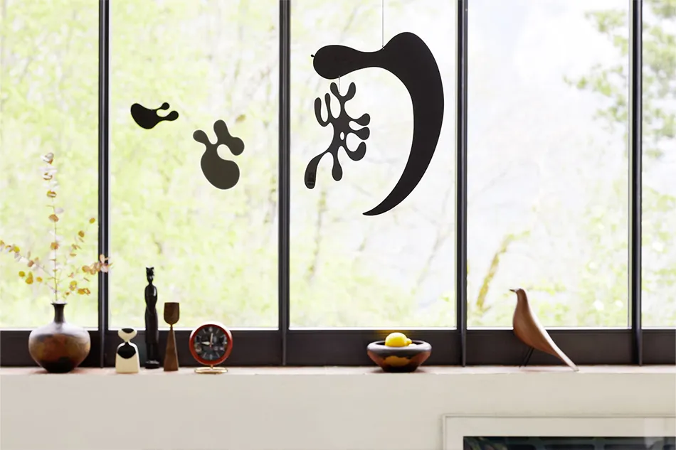 美品 ヴィトラ モビール イームズ プライウッド モビール ナチュラルバーチ モデルA（限定