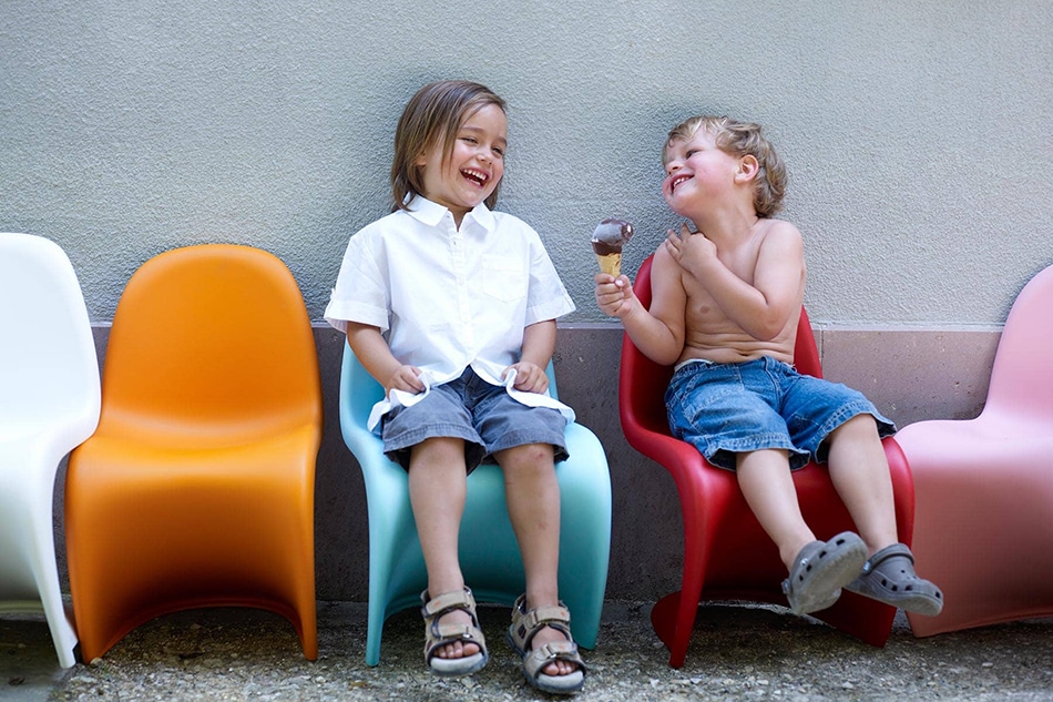 【希少・さくら色】vitra panton chair Jr. パントンチェアヴァーナーパントン