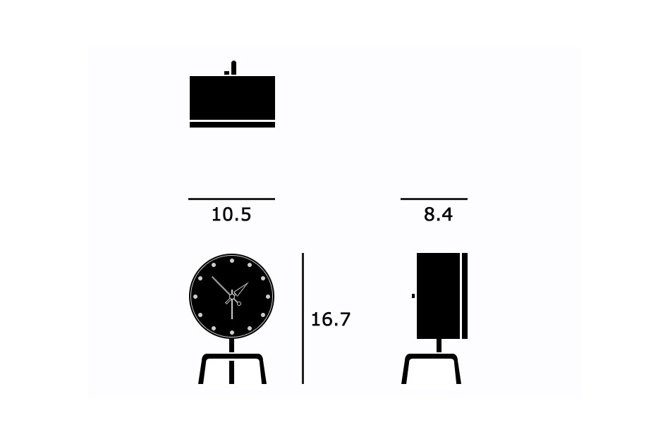 Tripod Clock(トライポッドクロック/Vitra（ヴィトラ）/George Nelson