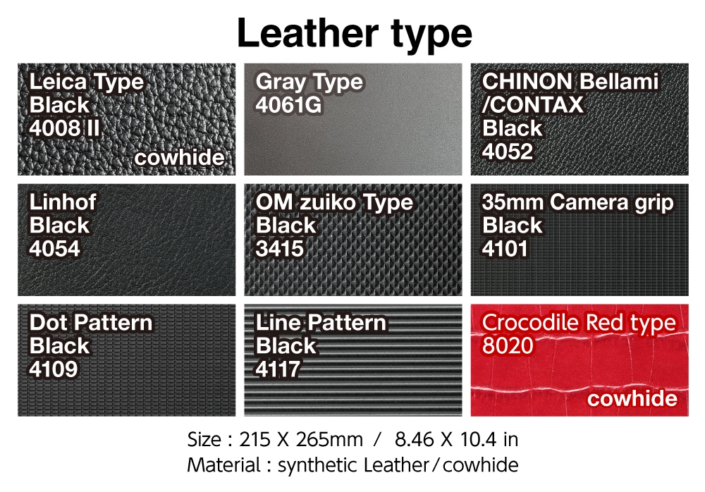 Camera leather