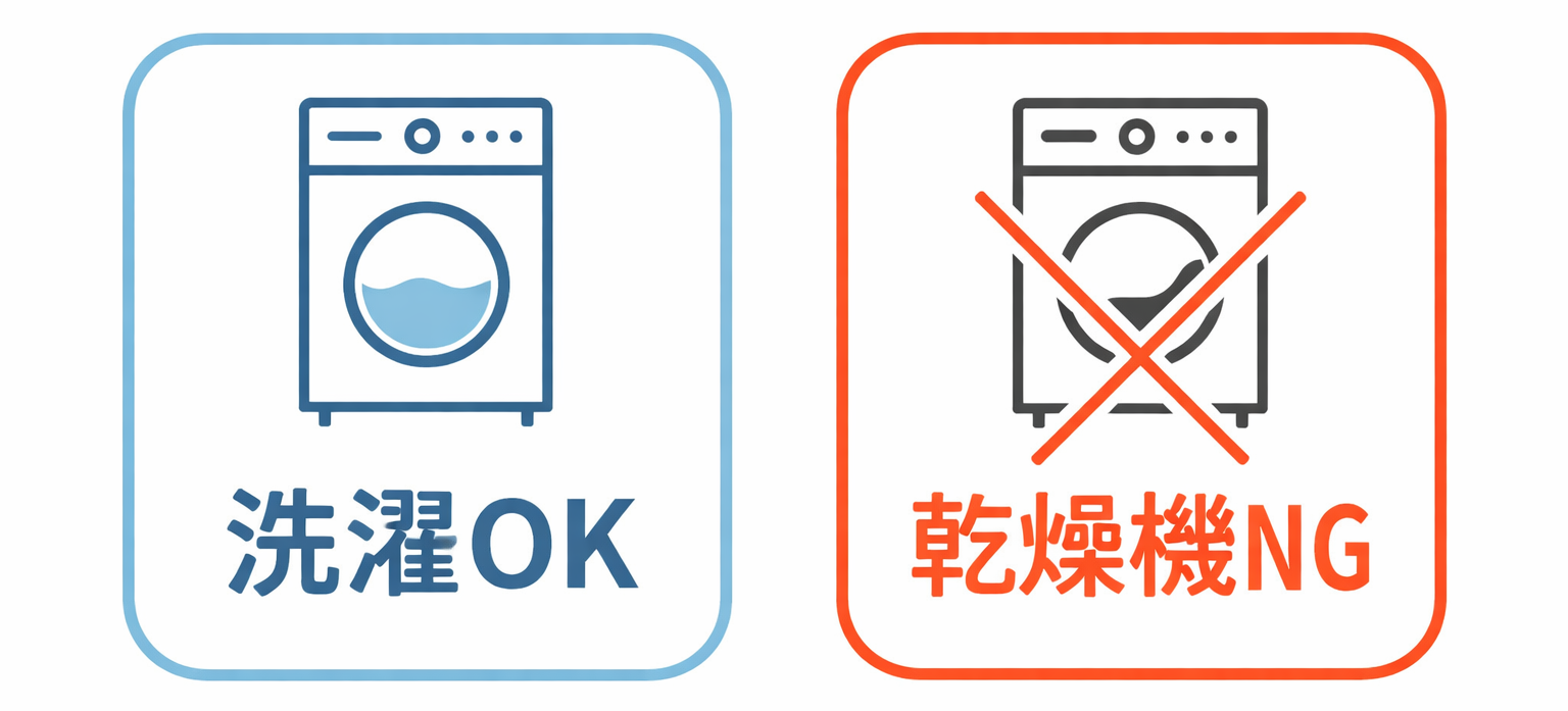 洗濯OK乾燥機NG
