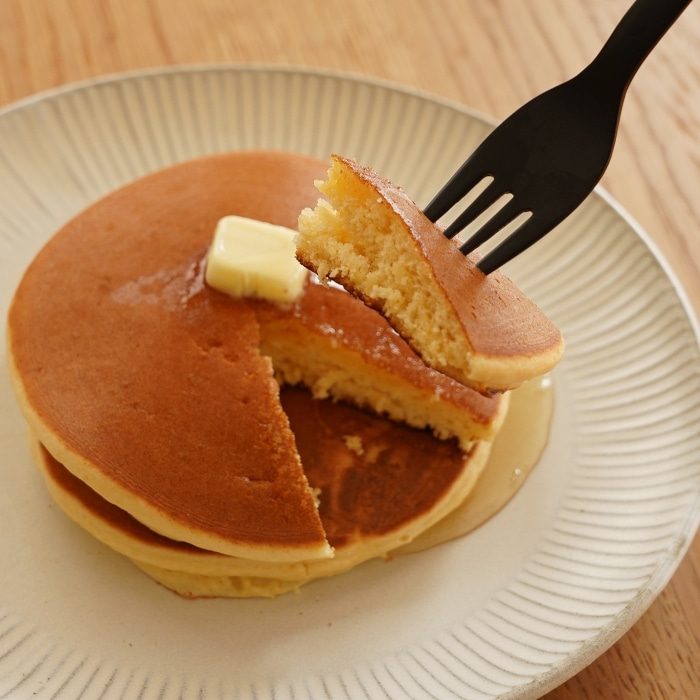 お米のパンケーキミックス。7大アレルゲンのコンタミネーションがない