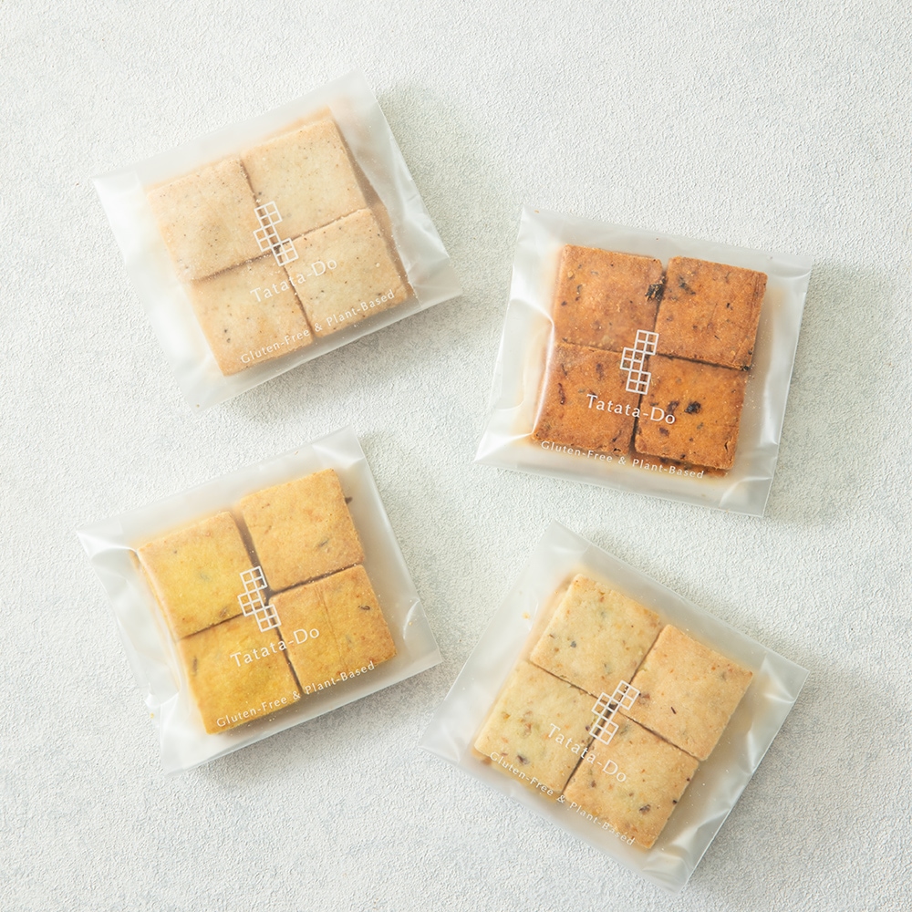 山田錦サブレ メール便アソート（4種 詰合せセット／48枚入［4種×各12