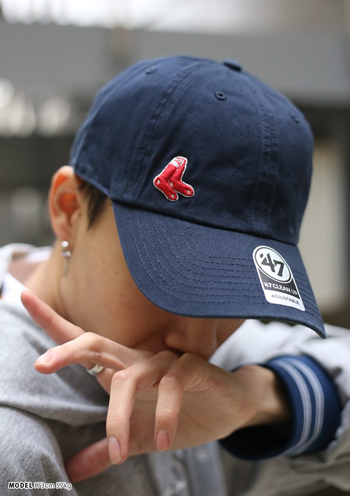 フォーティーセブンブランド 47brand 帽子 ローキャップ ボールキャップ Cap メンズ レディース 紺 男女兼用 B系 ヒップホップ ストリート系 ファッション ボストン レッドソックス シンプル 刺繍 かっこいい おしゃれ Mlb 大リーグ メジャーリーグ 刺繍 Suspc02gws Nya