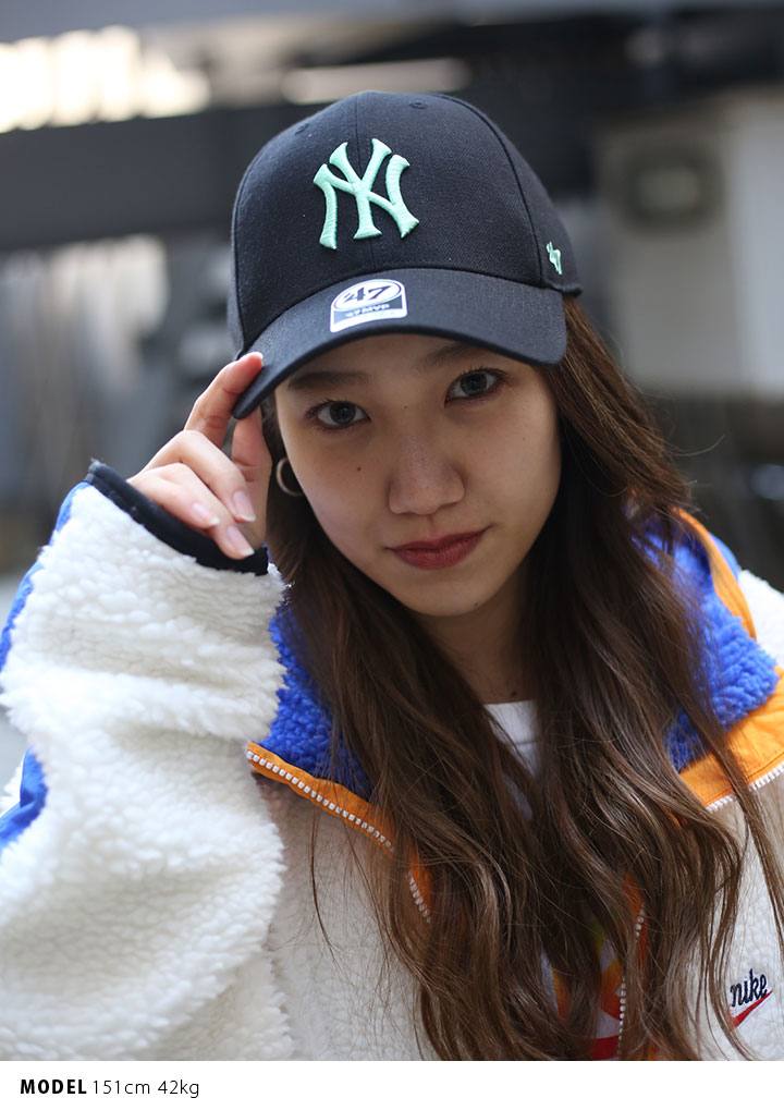 フォーティーセブンブランド 47brand 帽子 キャップ スナップバック Cap メンズ レディース 黒 男女兼用 B系 ヒップホップ ストリート系 ファッション ブランド ニューヨーク ヤンキース シンプル ワンポイント 刺繍 Fサイズ Ny かっこいい おしゃれ Mlb B Mvpsp17wbp Bki