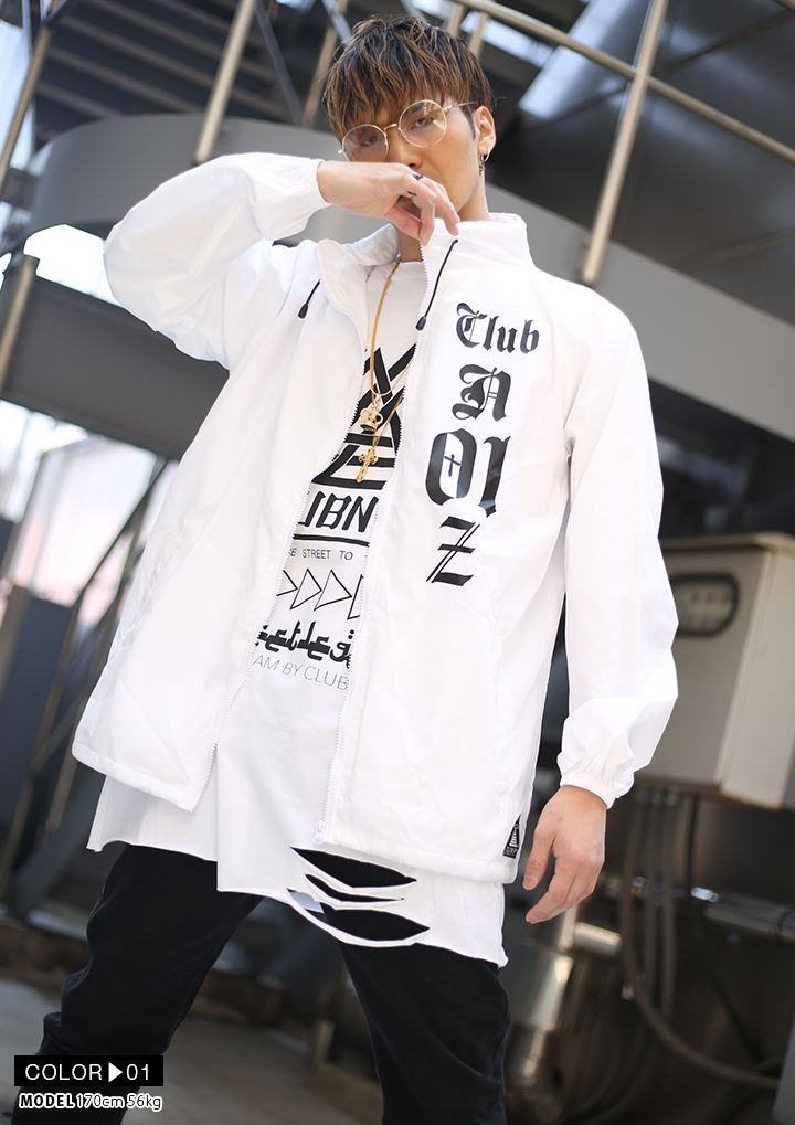 B系 ヒップホップ ストリート系 ファッション 服 メンズ レディース Cn Tl Ou 007 クラブノイズ Club No1z ナイロン ジャケット ウインドブレーカー S M L Xl 2l Ll 大きいサイズ 正規品 ギフト 本格派大人のb系 公式通販