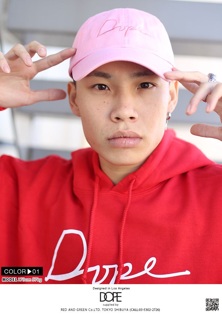 ドープ Dope 帽子 キャップ ローキャップ ボールキャップ Cap メンズ レディース ピンク オリーブ Fサイズ 男女兼用 B系 ヒップホップ ストリート系 ファッション ブランド 定番 筆記体ロゴ 刺繍 カーブ シンプル ワンポイント かっこいい おしゃれ ギフト 16dp Aw5h