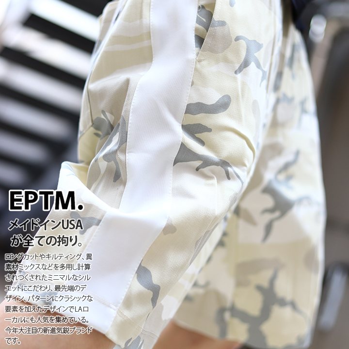 エピトミ EPTM ハーフパンツ ラインパンツ チノパン ショートパンツ