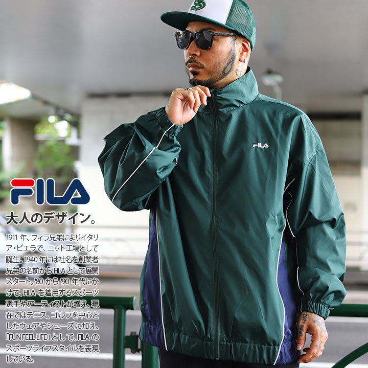 FILA アウター 長袖 ナイロン パーカー マウンテンパーカー ブルゾン