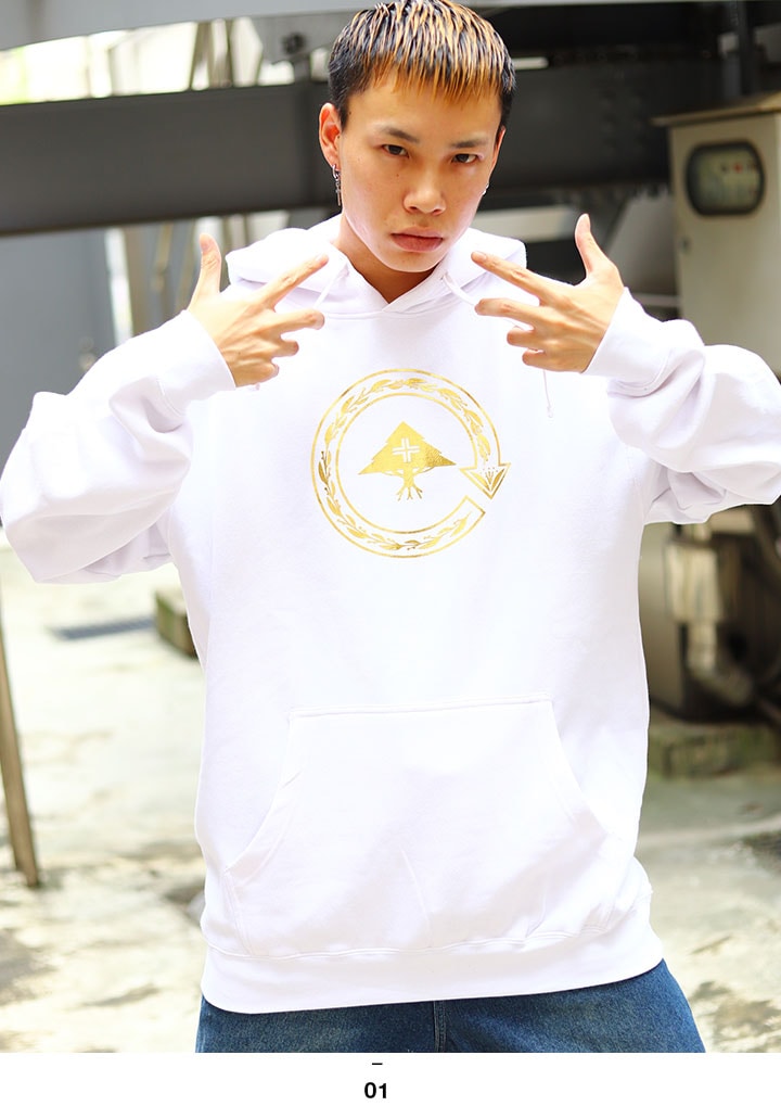 LRG パーカー 長袖 スウェット 裏起毛 メンズ レディース 白 黒