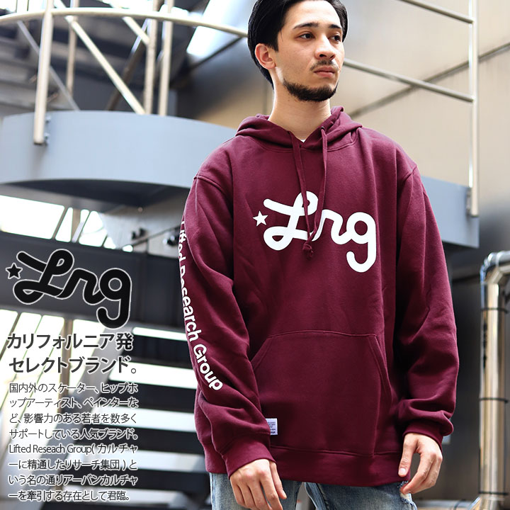 LRG パーカー ブランド スケボー 長袖 スウェット 裏起毛 メンズ 春