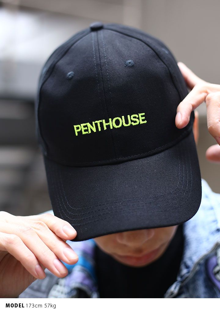 リーズン Reason 帽子 ローキャップ スナップバック Cap メンズ レディース 黒 男女兼用 B系 ヒップホップ ストリート系 ファッション ブランド イギリス雑誌 Penthouse ペントハウス 限定コラボ 蛍光黄緑 ロゴ 刺繍 Fサイズ かっこいい おしゃれ U1 305 本格派大人のb系