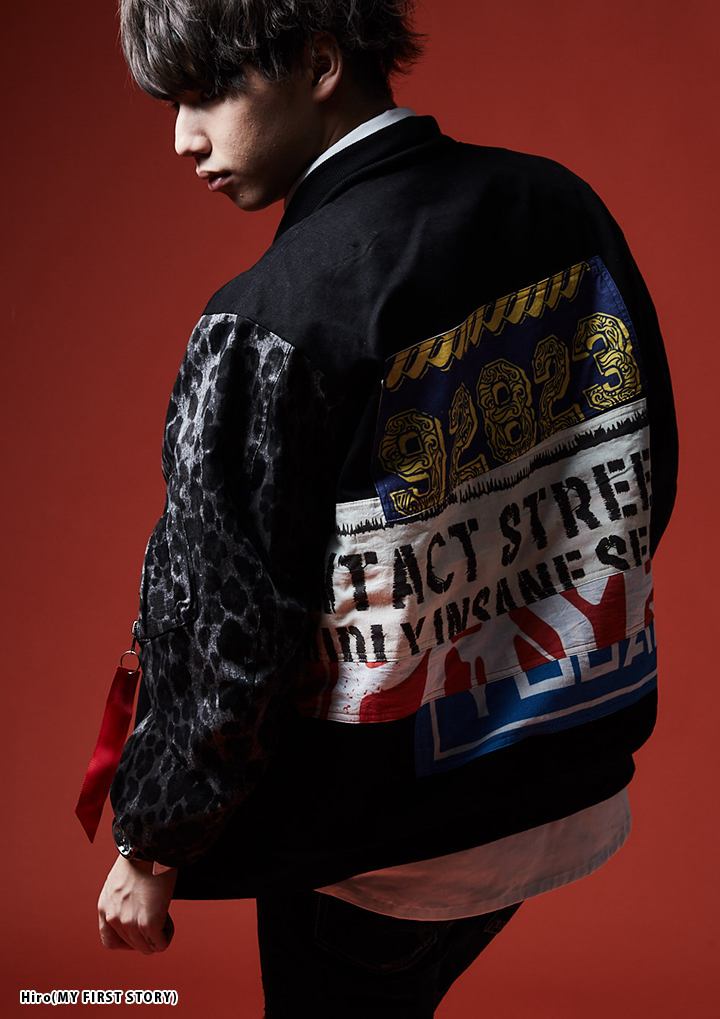 ゼファレン Zephyren ボンバージャケット Ma1 アウター 長袖 メンズ 黒 L Xl 2l Ll 大きいサイズ B系 ヒップホップ ストリート系 ファッション ブランド 服 かっこいい おしゃれ マイファス ヒロ 着用 ワッペン レオパード ペイズリー柄 切替 ビッグシルエット Z19aa03